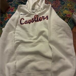 Nike White virginia Cavaliers Hoodie